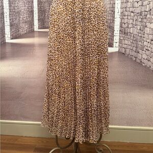 WD.NY Animal Print Maxi Skirt